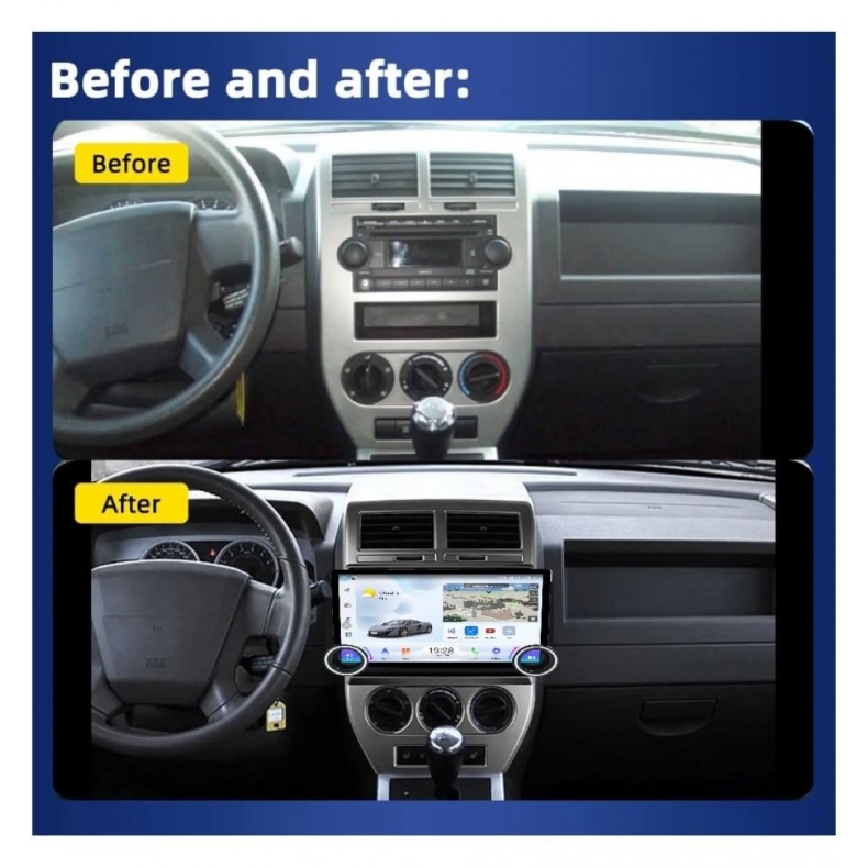 Мултимедия за Jeep Compass Patriot MK (2006-2010) 11.5" - Image 2