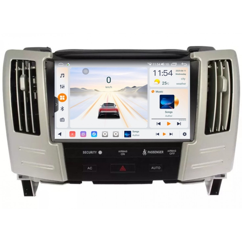 Мултимедия за Lexus RX300 RX330 RX350 RX400h Toyota Harrier (2003–2009) 9″ - Image 2