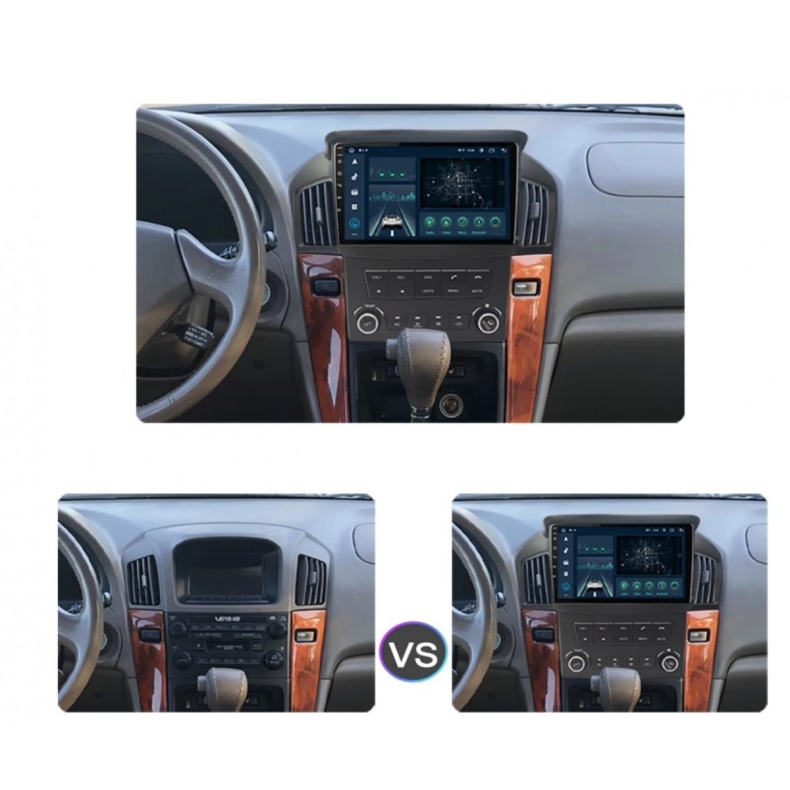 Мултимедия за Lexus RX300 Toyota Harrier (1998–2005) 9″ - Image 3