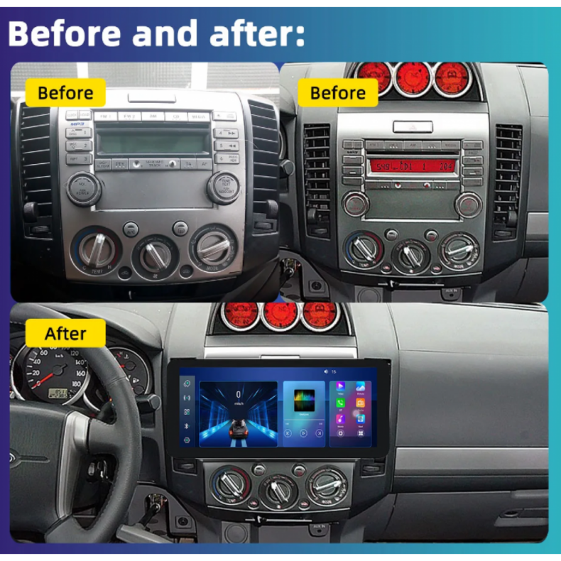 Мултимедия за Mazda BT50 Ford Everest Ranger (2006–2010) 12.3″ - Image 2