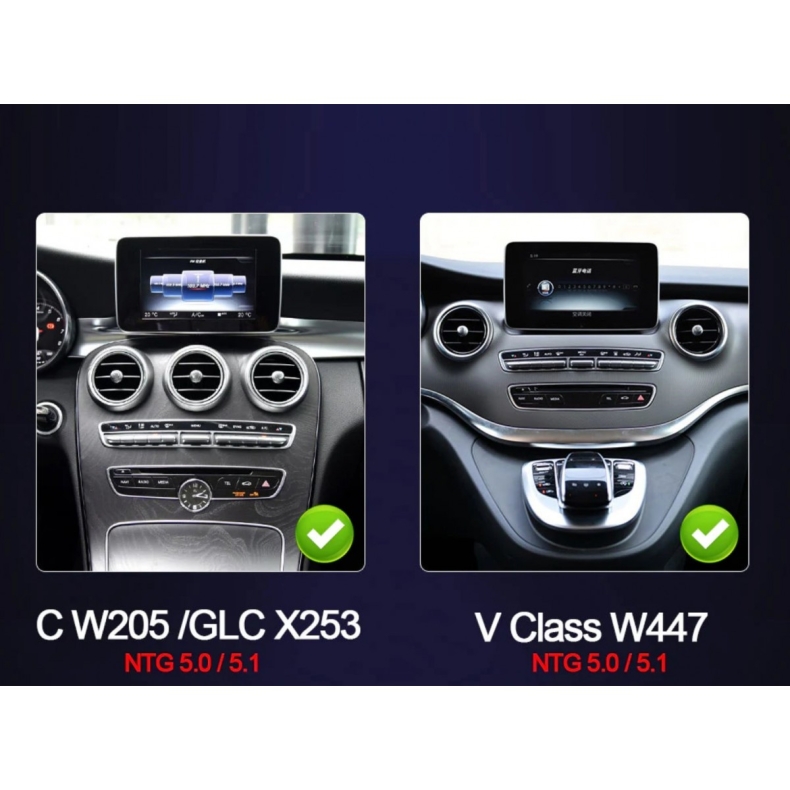 Мултимедия за Mercedes Benz C Class W205 GLC X253 X Class W470 V Class W447 (2015-2020) 10.25″ - NTG 5.0 - Image 3