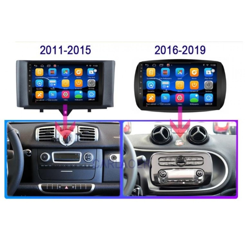 Мултимедия за Mercedes‑Benz Smart Fortwo W451 (2011–2015) 9" - Image 5