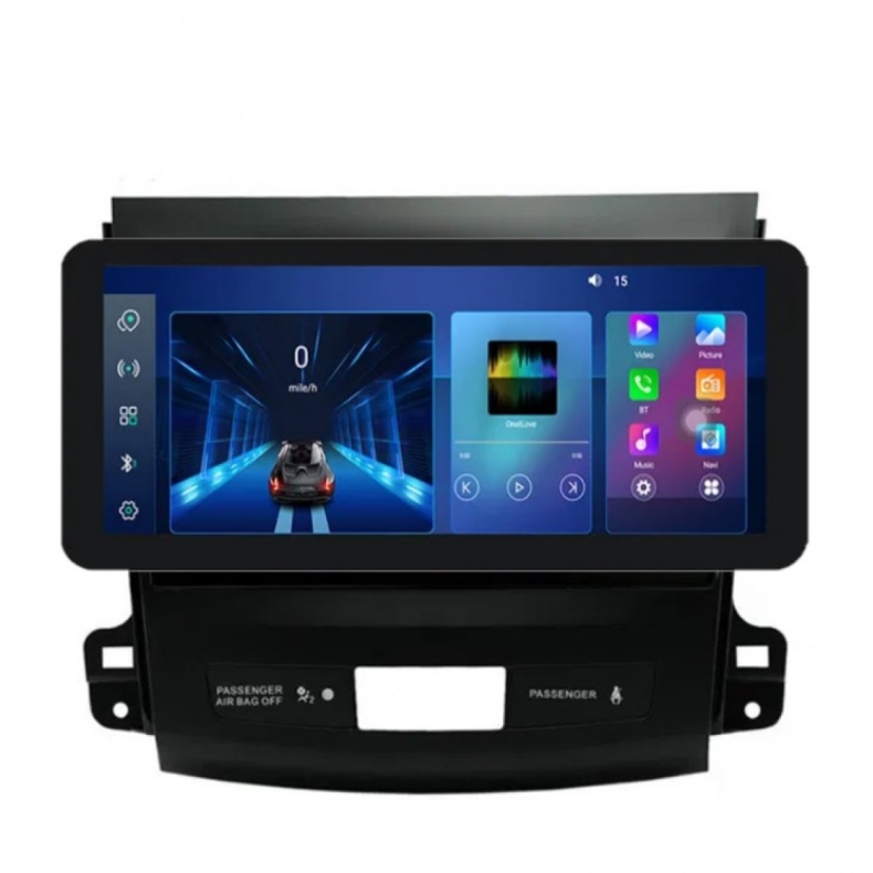 Мултимедия за Mitsubishi Outlander Peugeot 4007 Citroen C‑Crosser (2006–2012) 12.3″