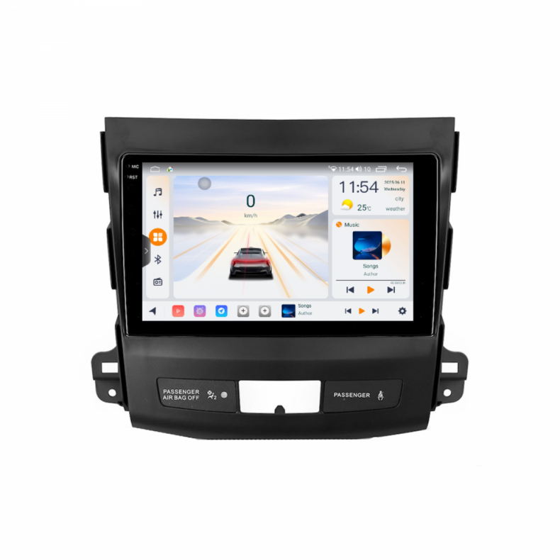 Мултимедия за Mitsubishi Outlander Peugeot 4007 Citroen C‑Crosser (2006–2012) 9″ - Image 2