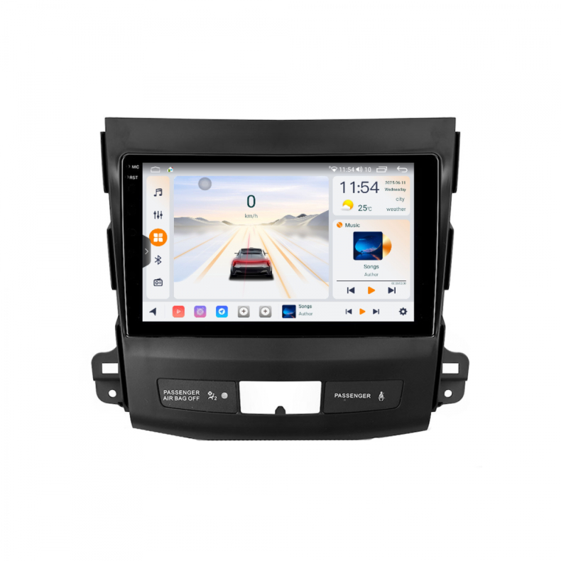 Мултимедия за Mitsubishi Outlander Peugeot 4007 Citroen C‑Crosser (2006–2012) 9″ - Image 2