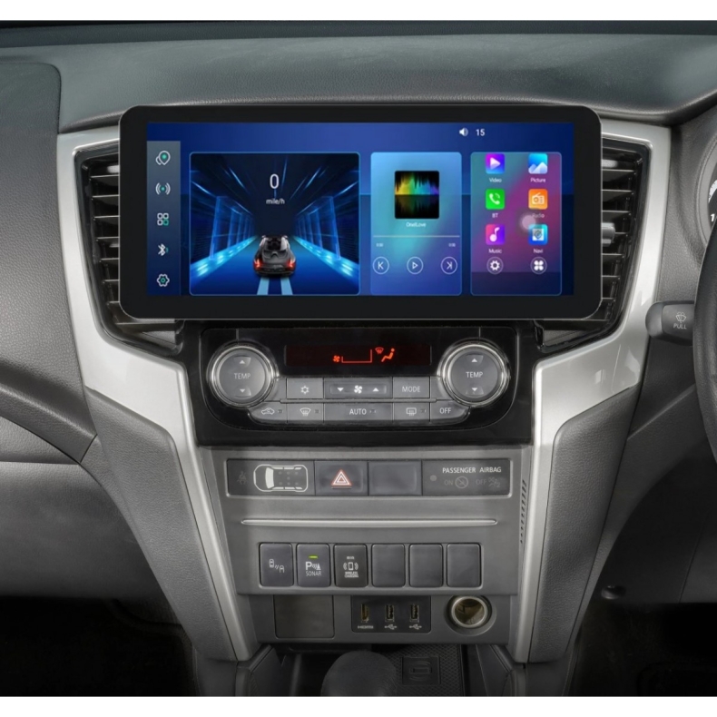 Мултимедия за Mitsubishi Triton L200 Strada (2015–2019) 12.3″ - Климатроник - Image 2