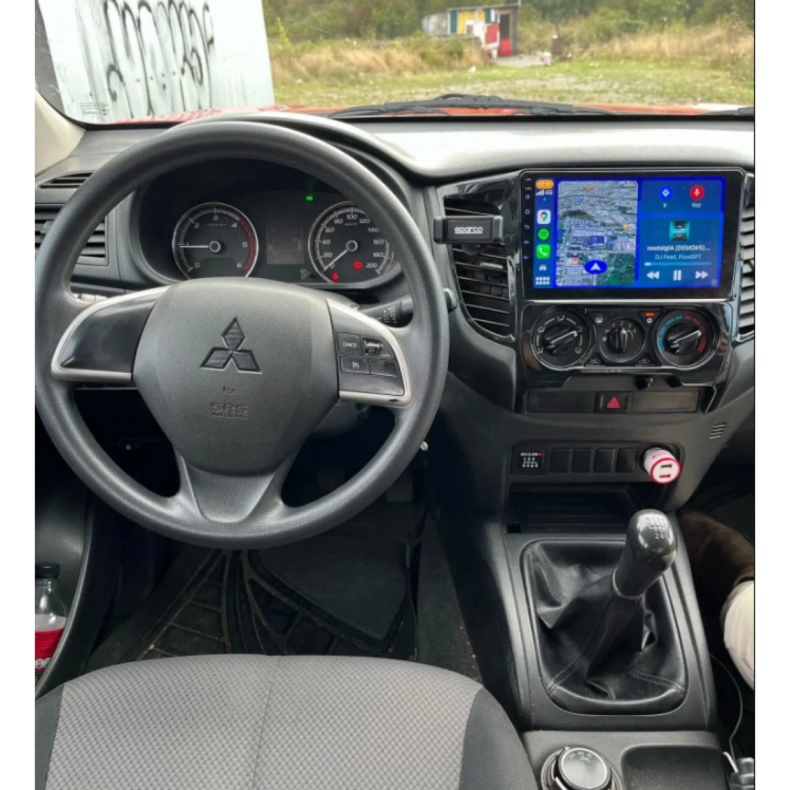 Мултимедия за Mitsubishi Triton L200 Strada (2015-2019) 9" - Климатик - Image 4