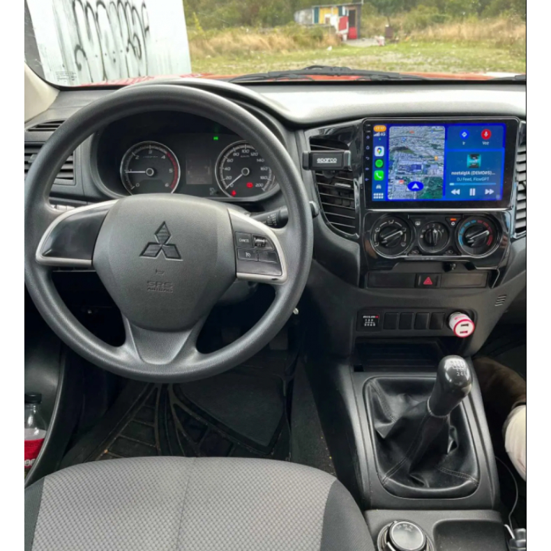 Мултимедия за Mitsubishi Triton L200 Strada (2015-2019) 9" - Климатик - Image 4