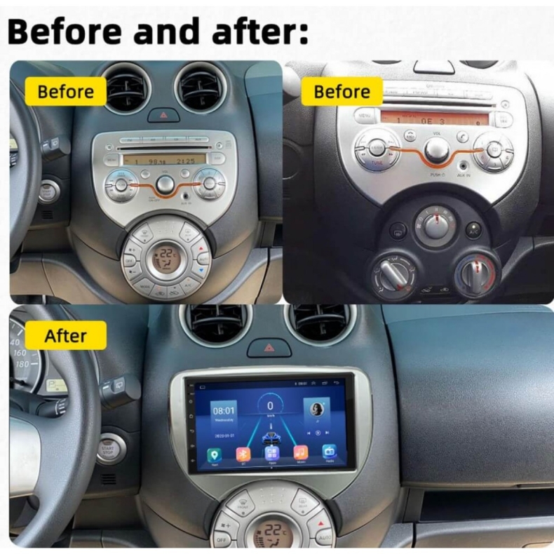 Мултимедия за Nissan Micra K13 (2010-2013) 7" - Image 2