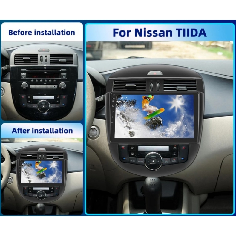 Мултимедия за Nissan Pulsar Tiida (2011–2015) 10″ - Климатроник - Image 3