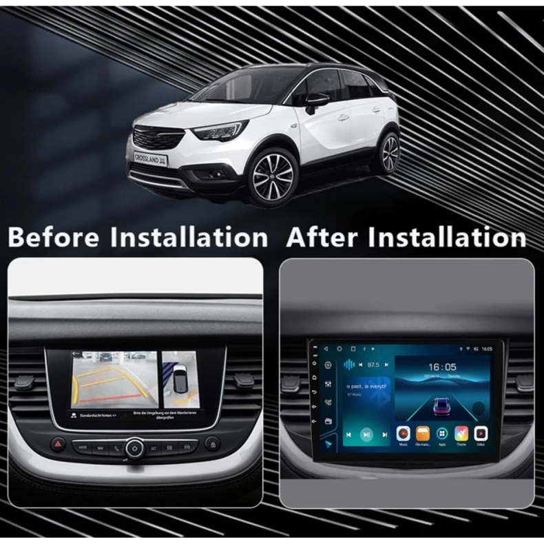 Мултимедия за Opel Crossland X Grandland X (2016–2024) 9″ - Image 3