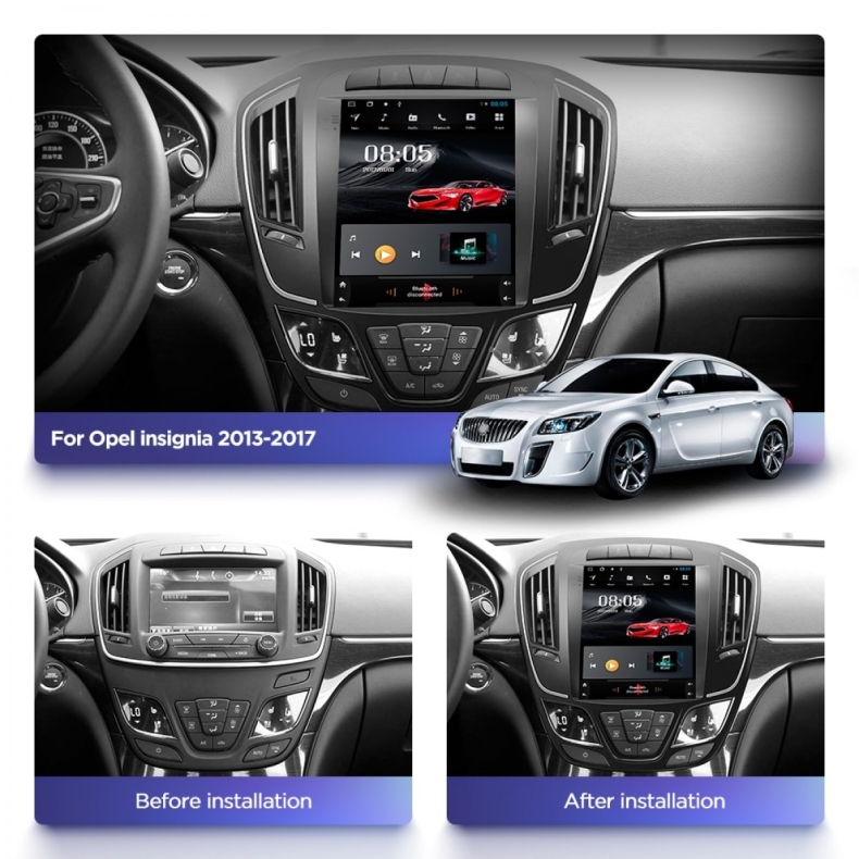 Мултимедия за Opel Insignia (2013-2017) 9.7" - Вертикална - Image 4
