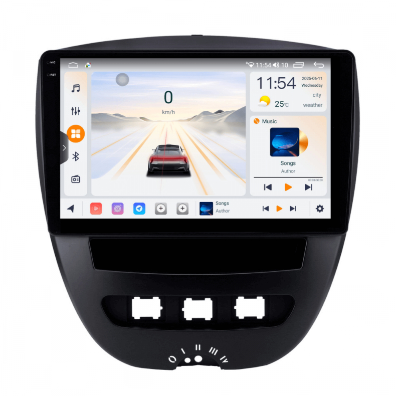 Мултимедия за Peugeot 107 Toyota Aygo Citroen C1 (2005–2014) 10″ - Image 2
