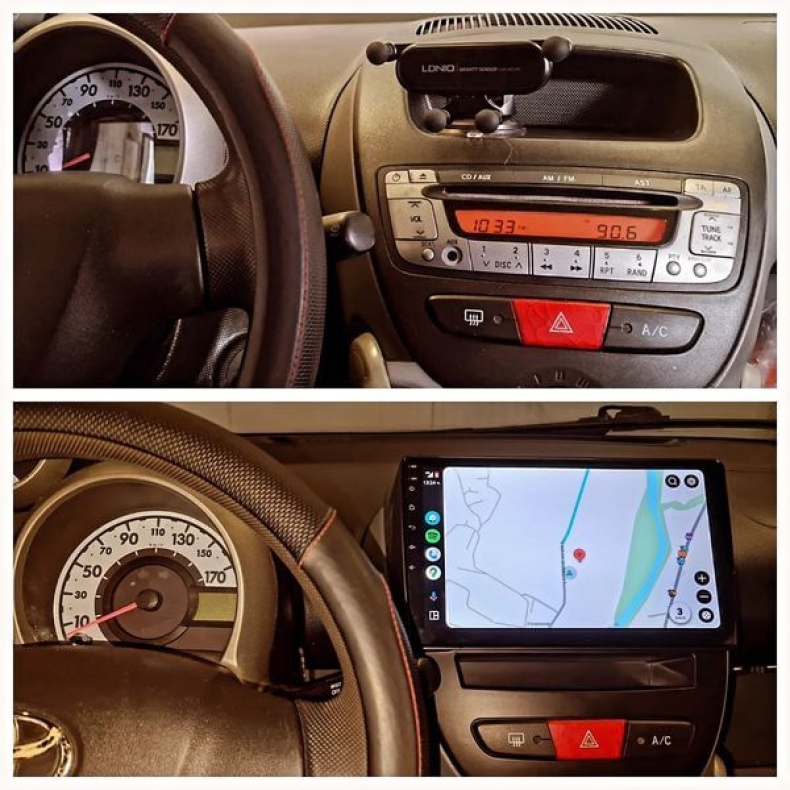 Мултимедия за Peugeot 107 Toyota Aygo Citroen C1 (2005–2014) 10″ - Image 3