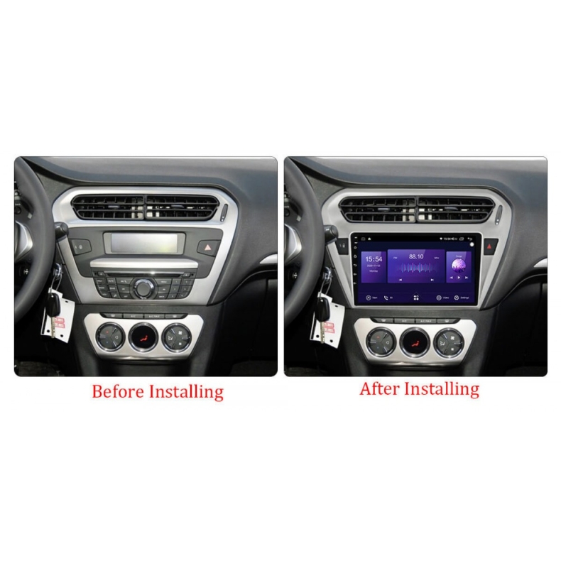 Мултимедия за Peugeot 301 Citroen C‑Elysee (2012–2018) 9" - Image 3