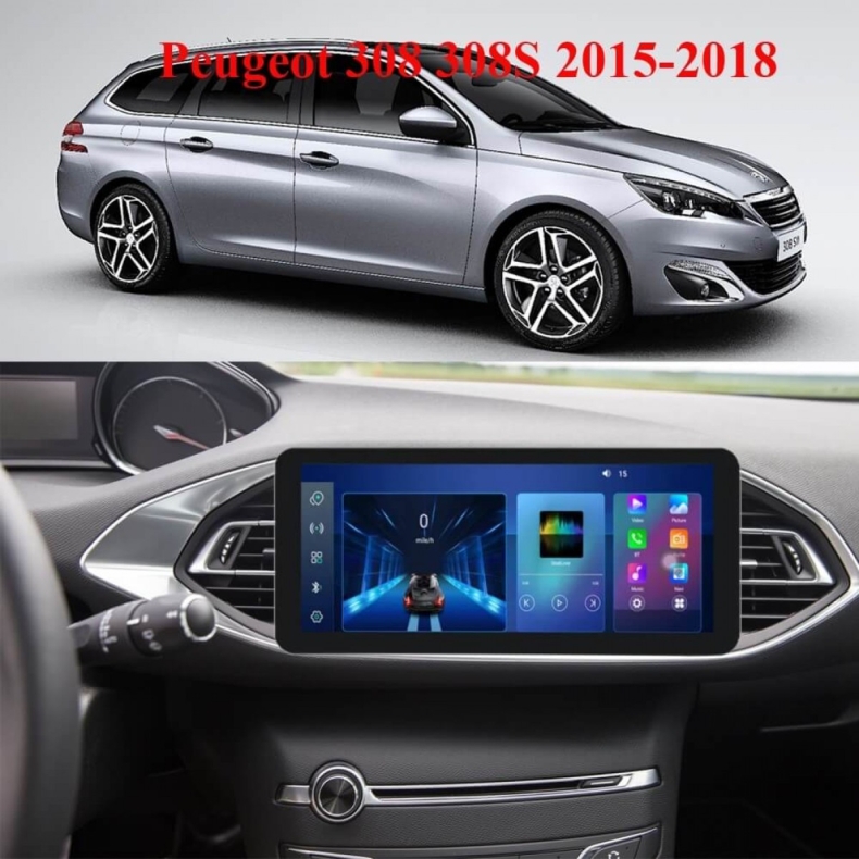 Мултимедия за Peugeot 308 (2014–2018) 12.3" - Image 2