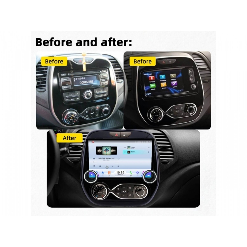 Мултимедия за Renault Captur (2013–2017) 11.5" - Климатроник - Image 2