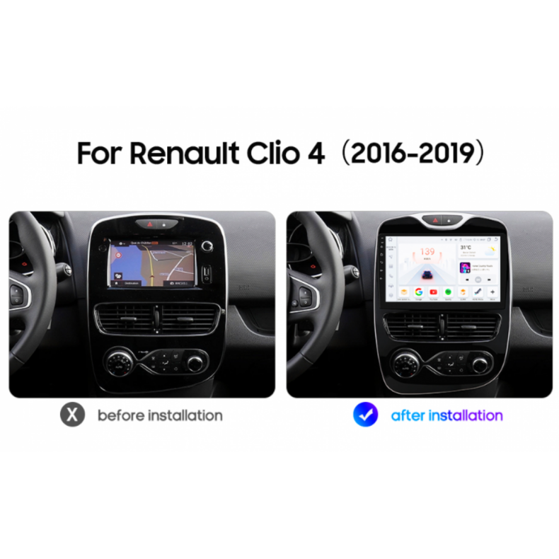 Мултимедия за Renault Clio (2016–2019) 10" - Image 3