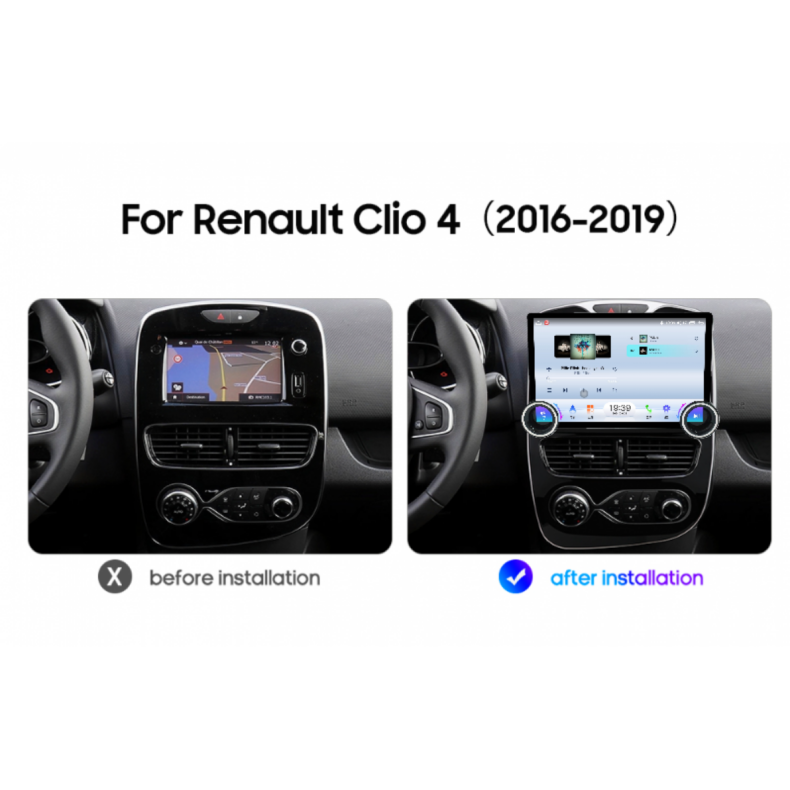 Мултимедия за Renault Clio (2016–2019) 11.5" - Image 2