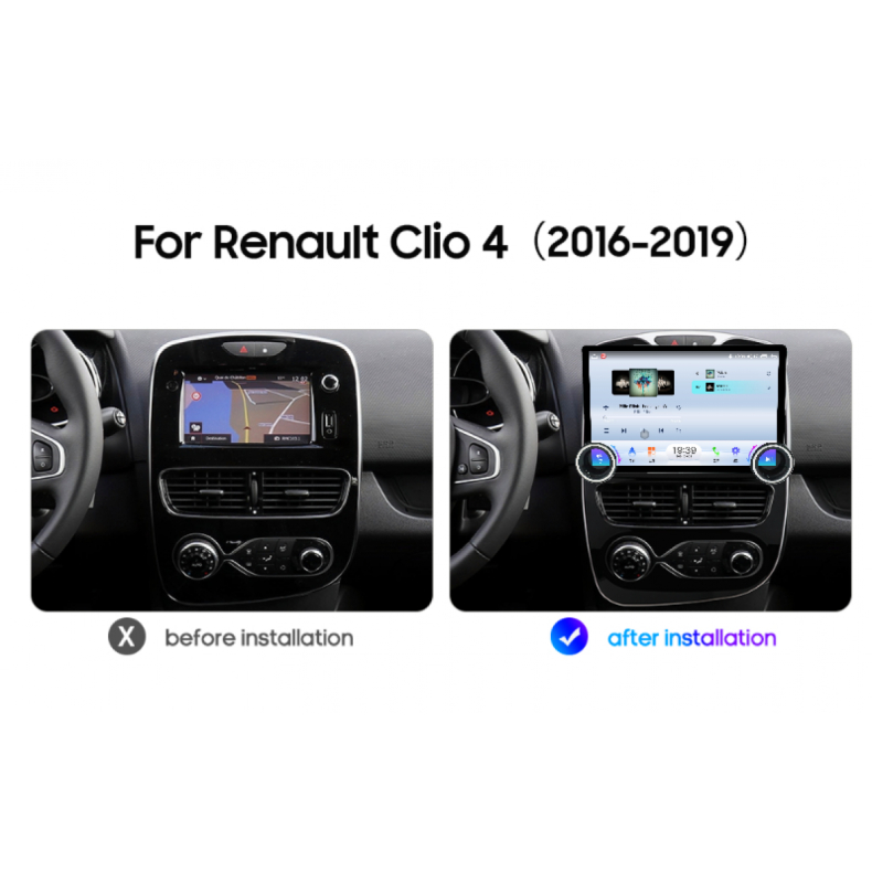 Мултимедия за Renault Clio (2016–2019) 11.5" - Image 2