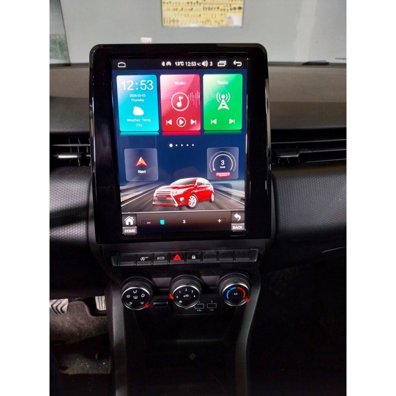 Мултимедия за Renault Clio 5 Zoe (2019-2025) 9.7" - Вертикална - Image 3