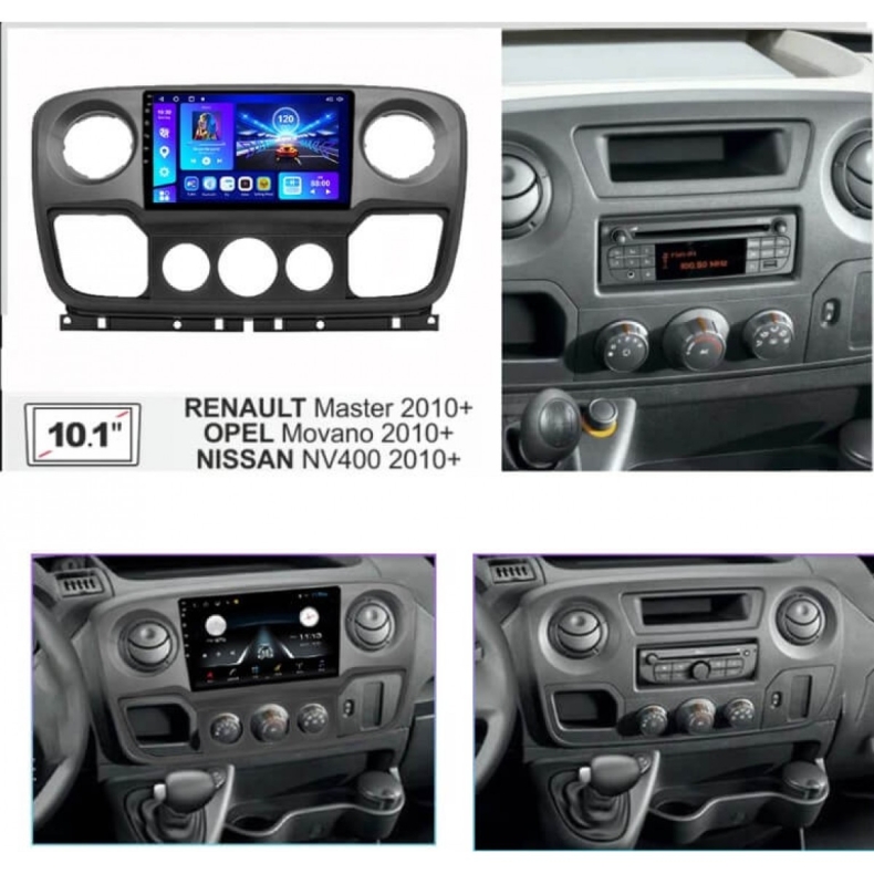 Мултимедия за Renault Master Opel Movano Nissan NV400 (2010–2021) 10″ - Image 3