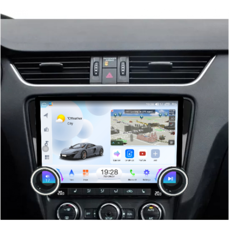 Мултимедия за Skoda Rapid Seat Toledo (2013–2017) 11.5″ - Черен мат - Image 2