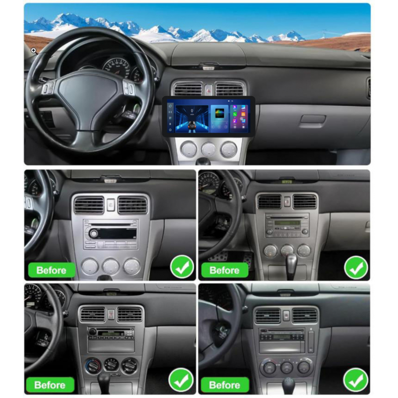 Мултимедия за Subaru Forester (2002–2008) 12.3" - Image 3