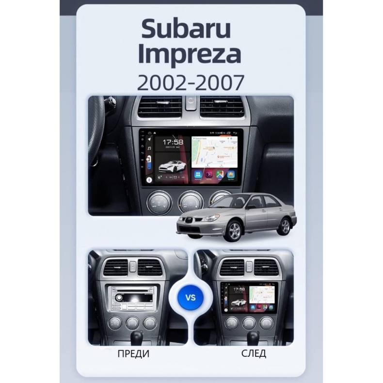 Мултимедия за Subaru Impreza (2002-2007) 9" - Image 3