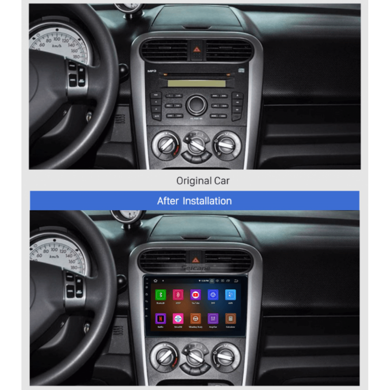 Мултимедия за Suzuki Splash Opel Agila (2008–2012) 9" - Image 3