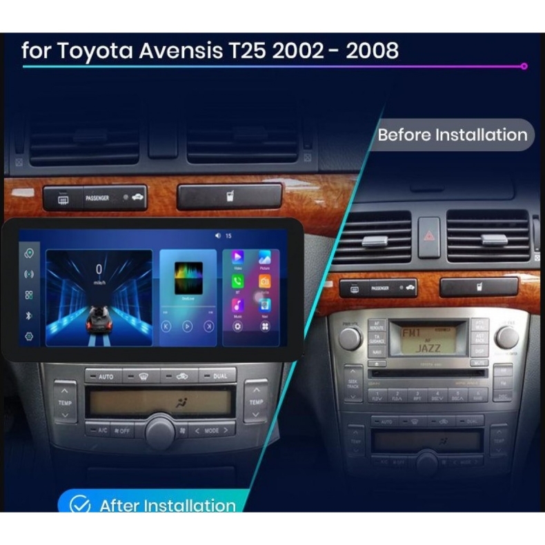 Мултимедия за Toyota Avensis T25 (2002–2008) 12.3″ - Image 2