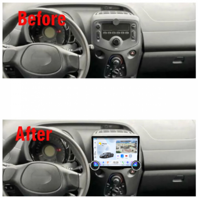 Мултимедия за Toyota Aygo Peugeot 108 Citroen C1 (2016-2020) 11.5" - Image 2