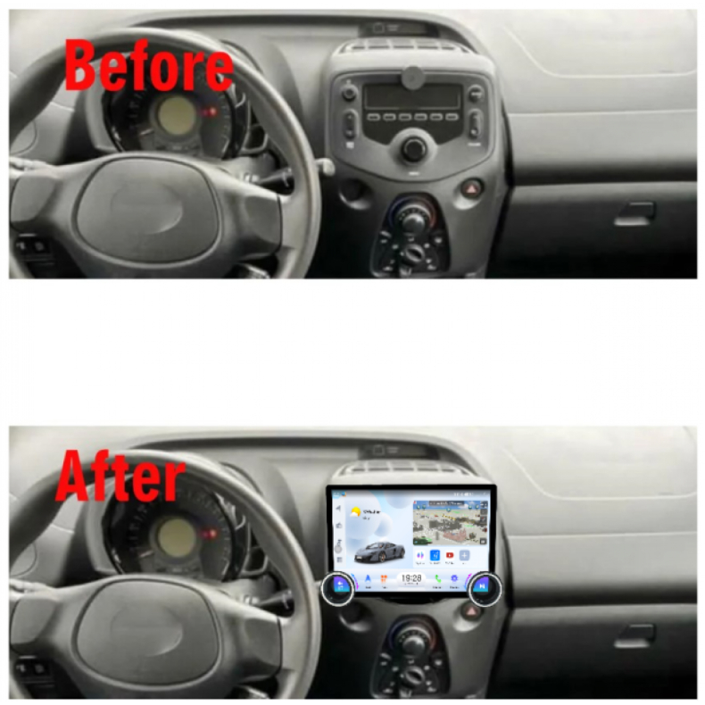 Мултимедия за Toyota Aygo Peugeot 108 Citroen C1 (2016-2020) 11.5" - Image 2