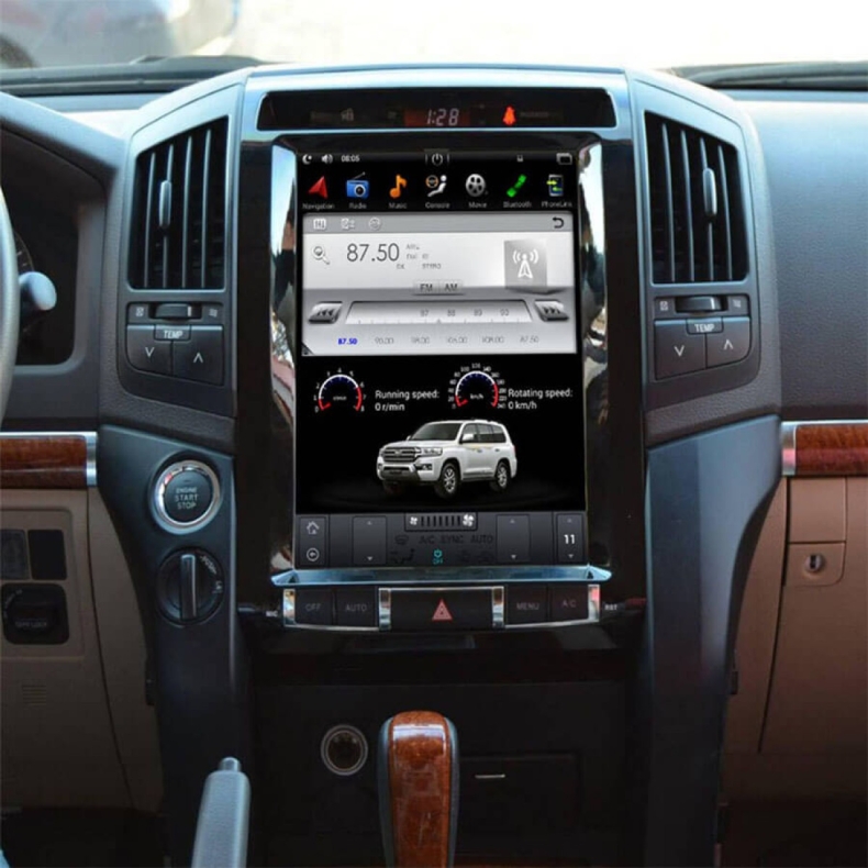 Мултимедия за Toyota Land Cruiser 200 (2007-2015) 12.3" Вертикална - Тип D - Image 2