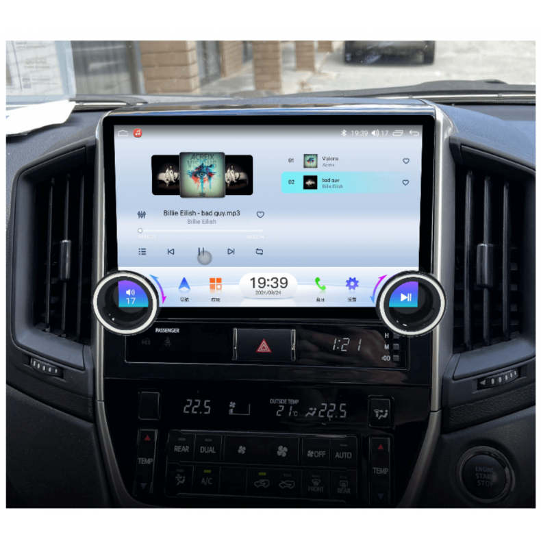 Мултимедия за Toyota Land Cruiser 200 (2016-2018) 11.5" - Low - Image 2