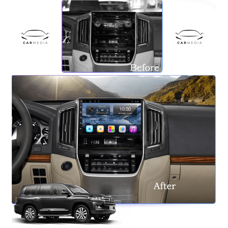 Мултимедия за Toyota Land Cruiser 200 (2016-2018) 9" - Low - Image 3