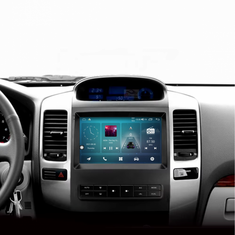 Мултимедия за Toyota Land Cruiser Prado J120 Lexus GX470 (2002–2009) 9″ - Image 3