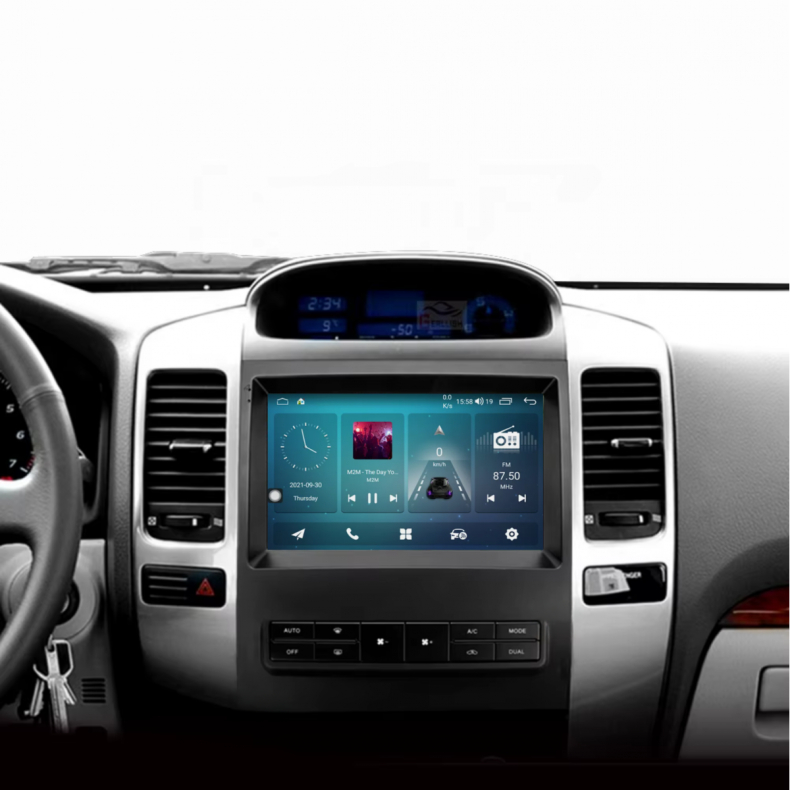Мултимедия за Toyota Land Cruiser Prado J120 Lexus GX470 (2002–2009) 9″ - Image 3