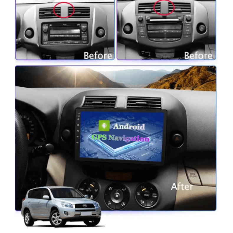Мултимедия за Toyota RAV4 (2006–2013) 10″ - Image 3