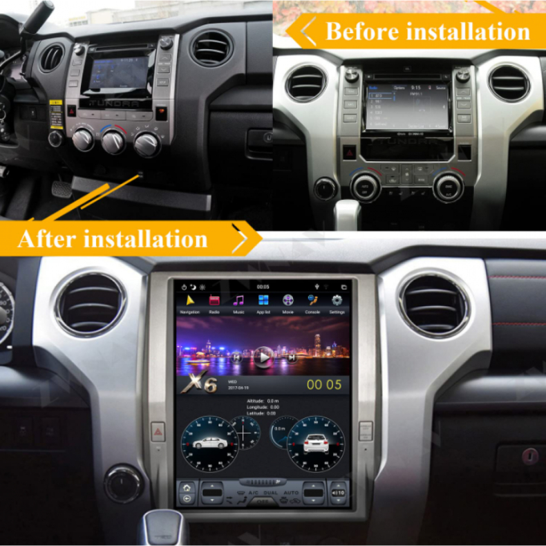 Мултимедия за Toyota Tundra (2014-2021) 12.1" - Вертикална - Image 3
