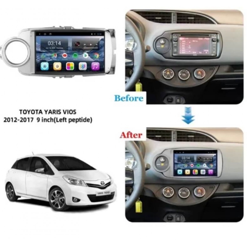 Мултимедия за Toyota Yaris (2011-2018) 9" - Image 3