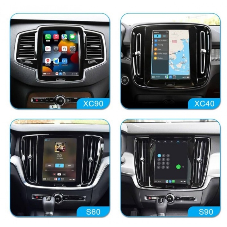 Мултимедия за Volvo XC40 XC60 XC90 V60 V90 S90 S60 C40 (2017-2025) 9.7" Вертикална - Image 2