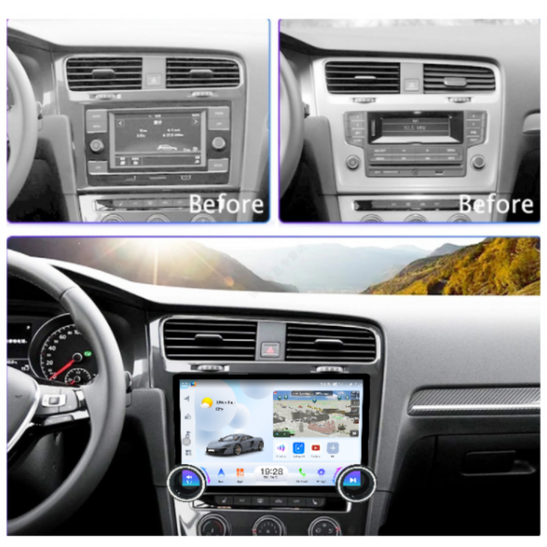 Мултимедия за VW Golf (2012-2016) 11.5" - Сребърна - Image 2