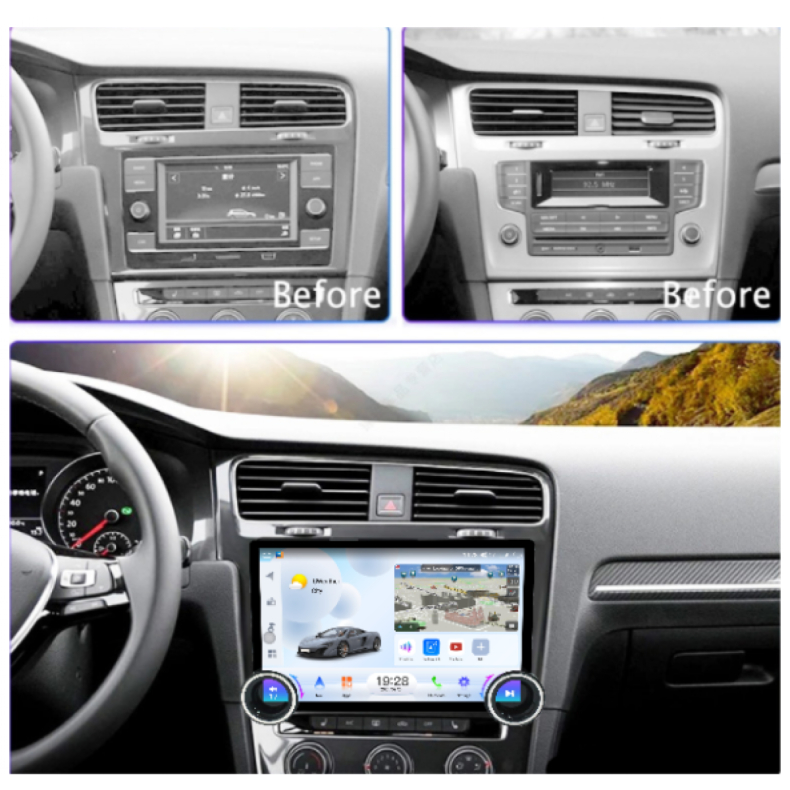 Мултимедия за VW Golf (2012-2016) 11.5" - Сребърна - Image 2