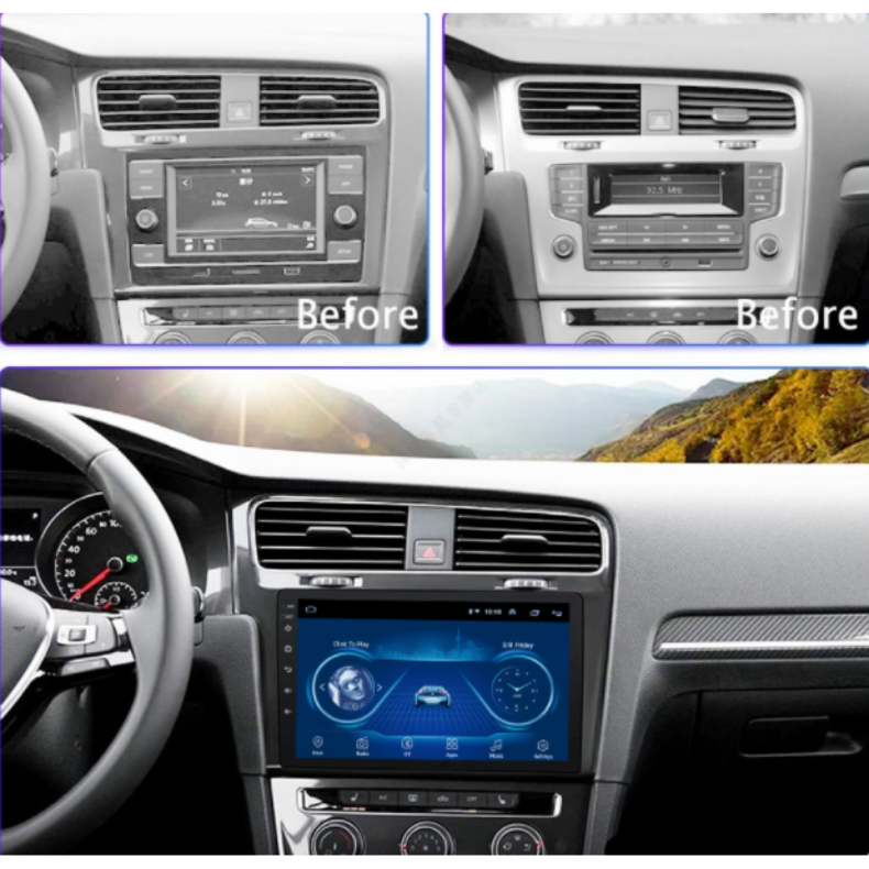 Мултимедия за VW Golf 7 (2012-2016) 10" - Сребърна - Image 3