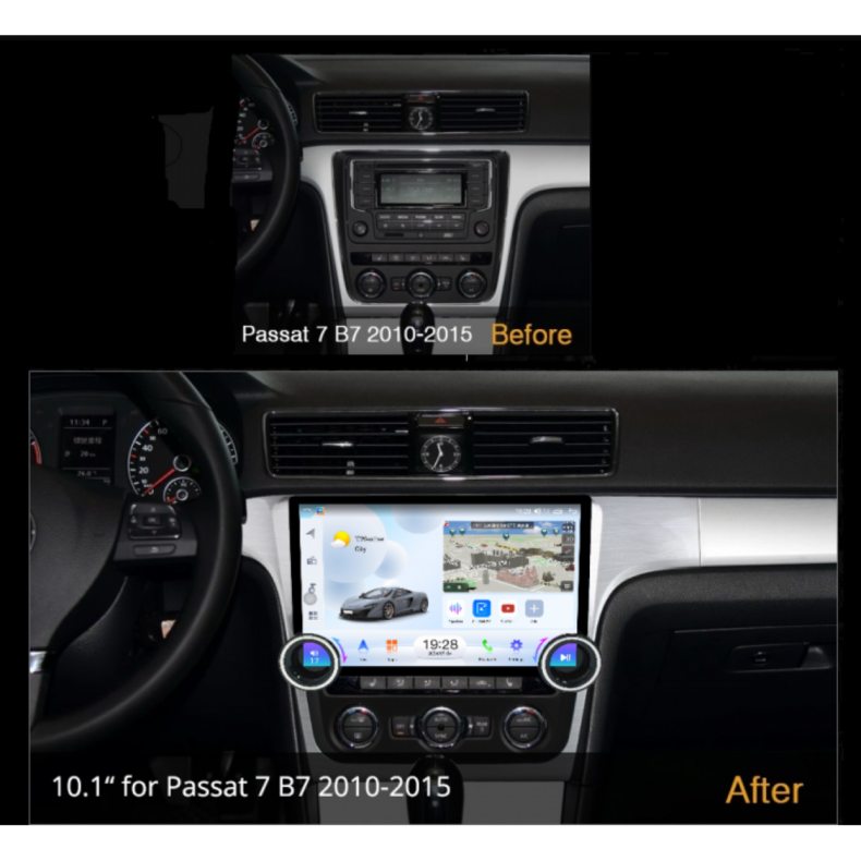 Мултимедия за VW Passat B7 (2012-2015) 11.5" USA - Тъмнокафява - Image 2