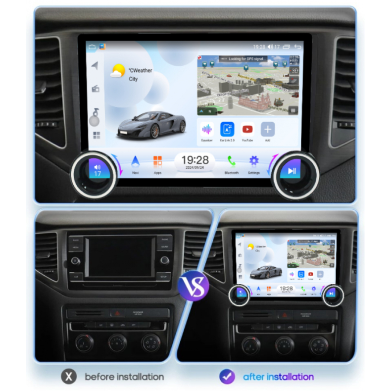 Мултимедия за VW Passat Golf Tiguan Polo Jetta Bora Crafter MAN TGE (2018-2024) 11.5" - Image 2