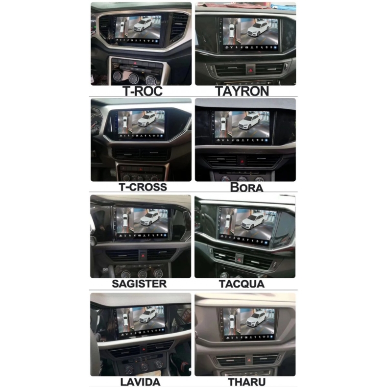 Мултимедия за VW Passat Golf Tiguan Polo Jetta Bora Crafter MAN TGE (2018-2024) 9" - Image 3