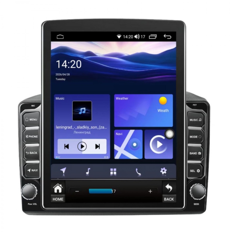 Мултимедия за Fiat Ducato Citroen Jumper Peugeot Boxer (2006-2021) 9.7″ - Вертикална - Тип A