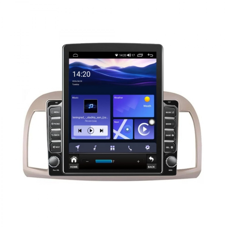Мултимедия за Nissan Micra K12 (2002–2010) 9.7″ - Вертикална